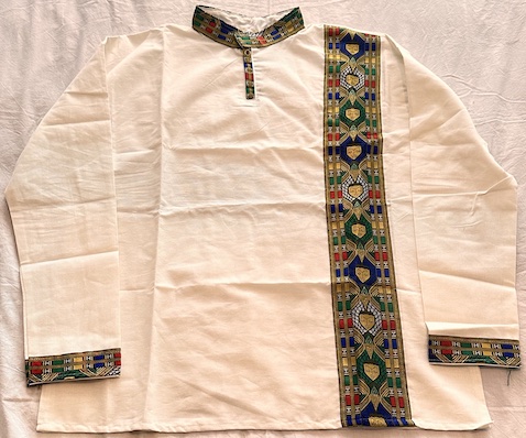 Picture of Ethiopian/Eritrean Traditional Shirt for Men (Saba Design)